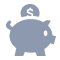 piggy bank icon illustration