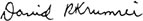 david r. krumrei signature