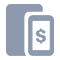 tablet and mobile banking icon illustration